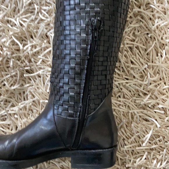 Genuine leather tall boots - Picture 2 of 4